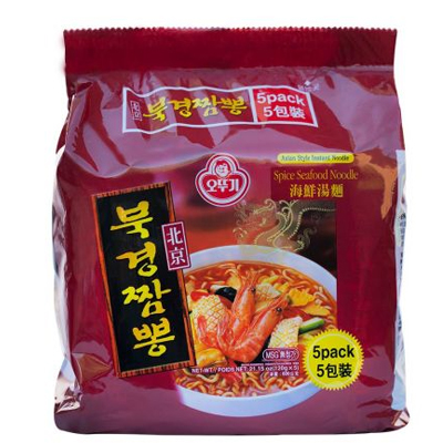 Ottogi Spicy Seafood Noodle Soup 5PK