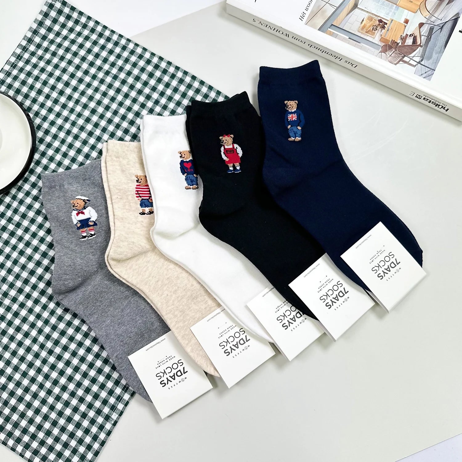 Daily Sox Studio ¿©¼º ·¹À̵ð Ŭ·¡½Ä Å©·ç ¾ç¸» (5Ä÷¯ ¼¼Æ®)