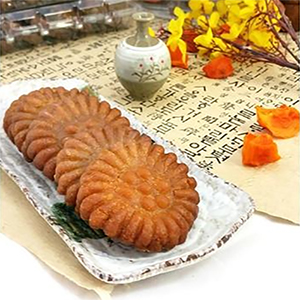 Korean Persimmon Honey Cookie (Yakgwa) 30g (27 Cookies)