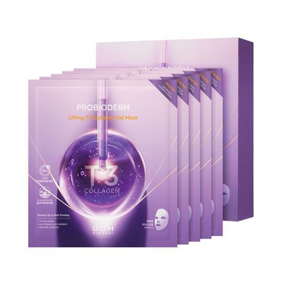 BIOHEAL BOH Probioderm Lifting T3 Collagen Gel Mask Sheet (1ea / 4+1ea Special Set)
