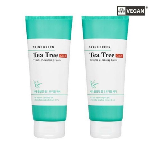 브링그린 티트리 시카 트러블 클렌징폼 200mL 더블 기획